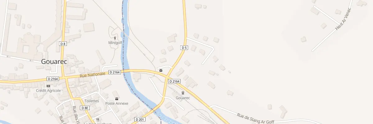 Plan du 19 Rue de Pen Ar Pont à Lescouët-Gouarec