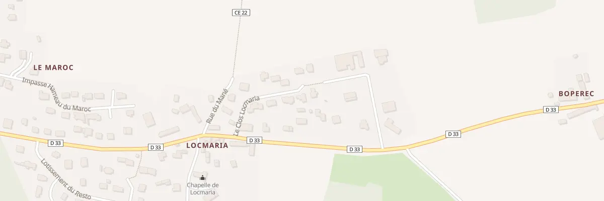 Plan du 4 Res Le Clos Locmaria à Nostang