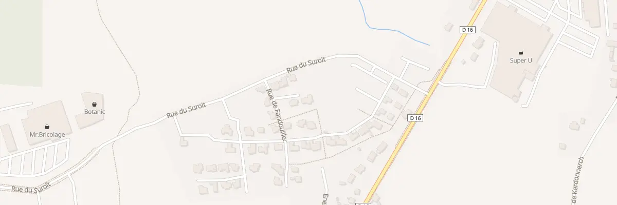 Plan du 1 Rue de Fandouillec à Belz
