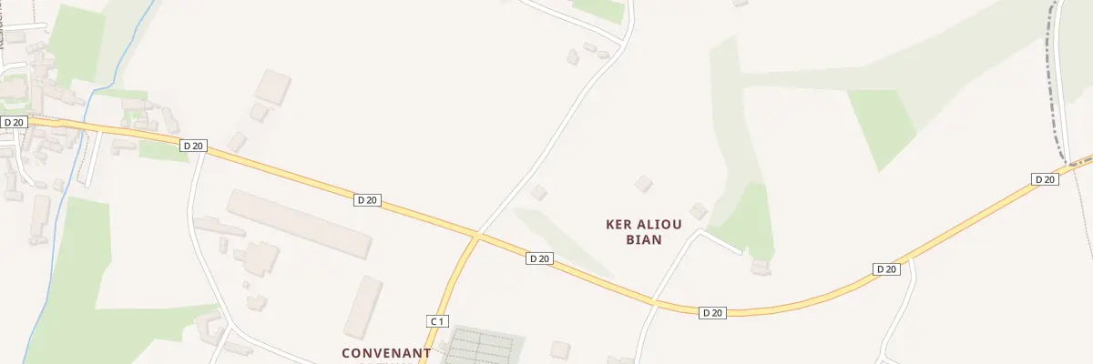 Plan du 2 Ker Aliou Bian à Kerbors