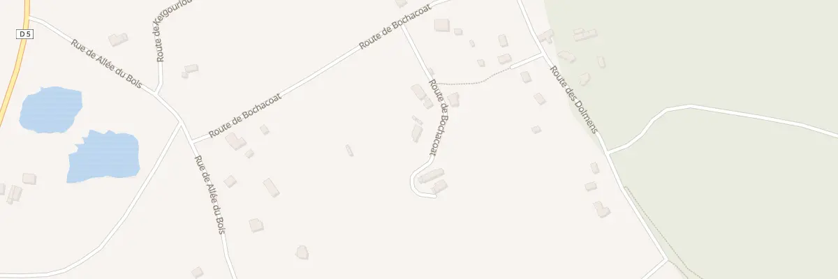 Plan du 4 Rte de Bochacoat à Plélauff