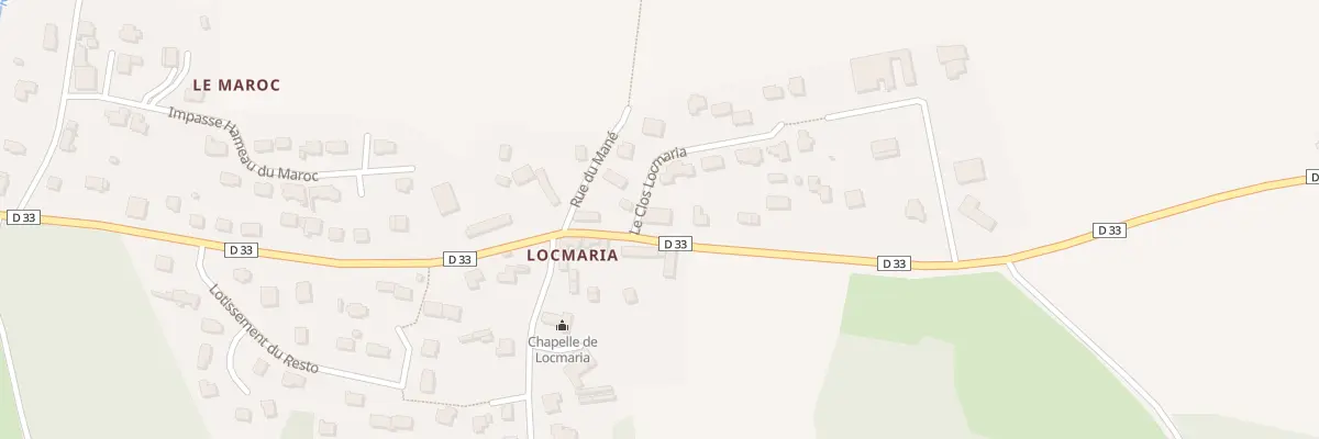 Plan du 26 Rue de Locmaria à Nostang