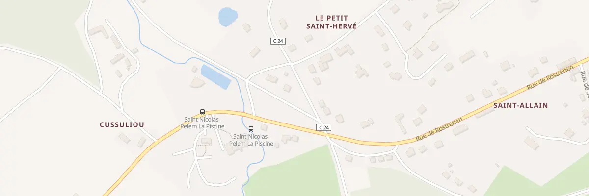 Plan du 1 Route de Kerdaniel à Saint-Nicolas-du-Pélem