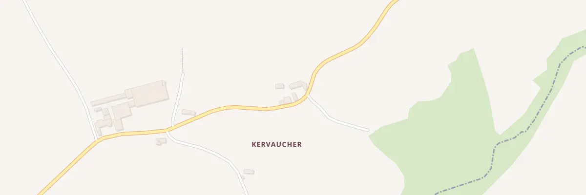 Plan du 1 Kervaucher à Pleumeur-Gautier