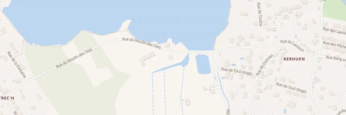 Plan du 1 Rue du Moulin des Oies à Belz