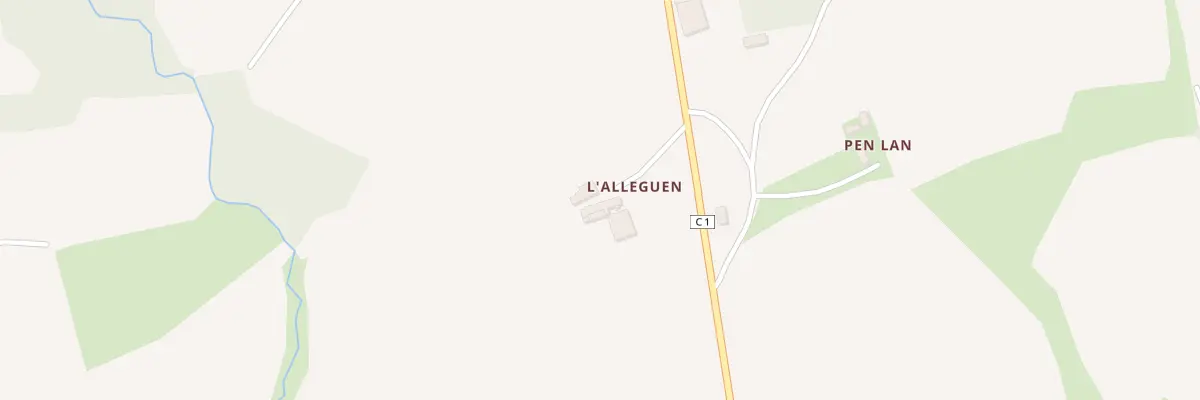 Plan du 5135 L’Alleguen à Kerbors