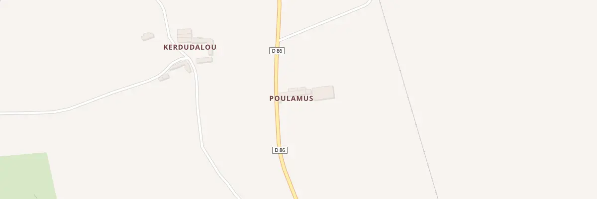 Plan du 5129 Poulamus à Plestin-les-Grèves