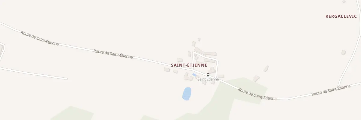 Plan du 344 Saint-Étienne à Languidic