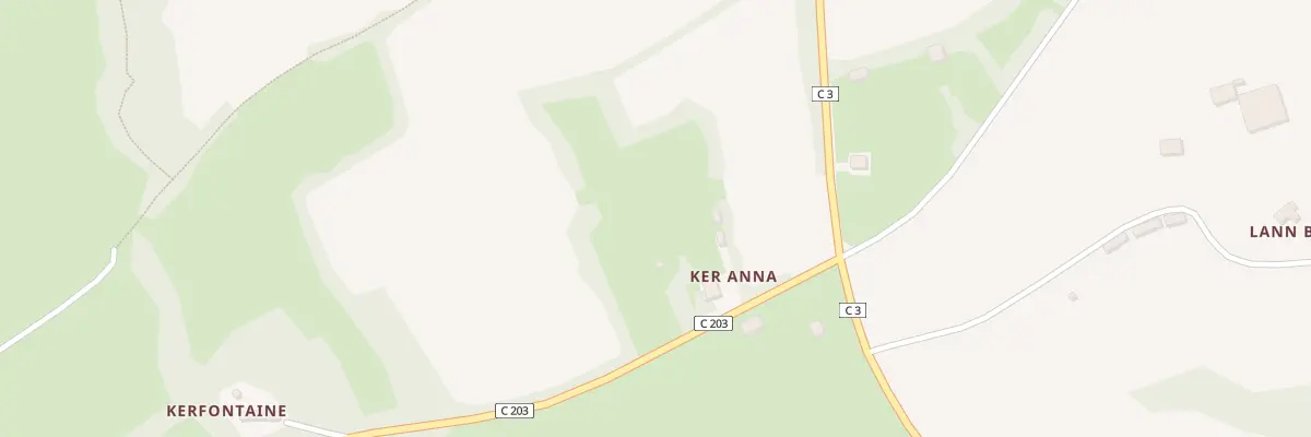 Plan du 1 Keranna à Locmalo