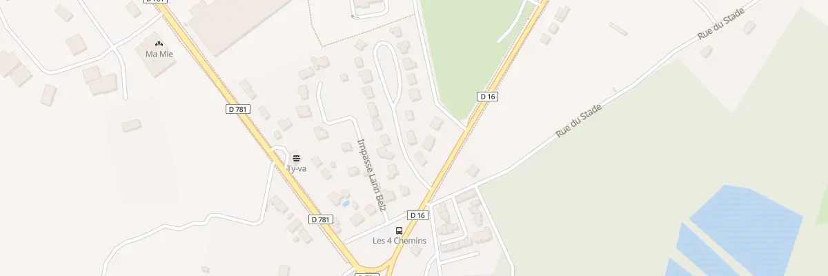 Plan du 4 Imp des Quatre Chemins à Belz