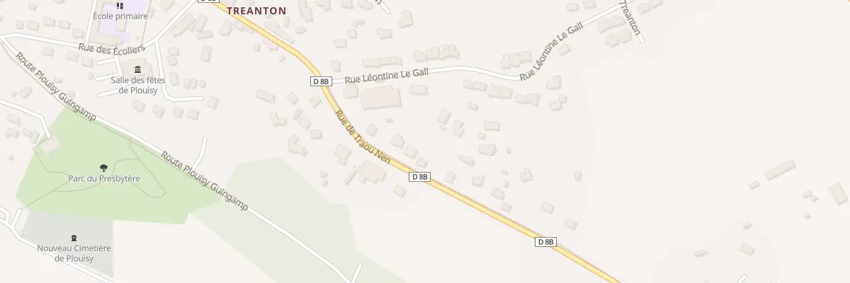 Plan du 29 Rue de Traou Nen à Plouisy