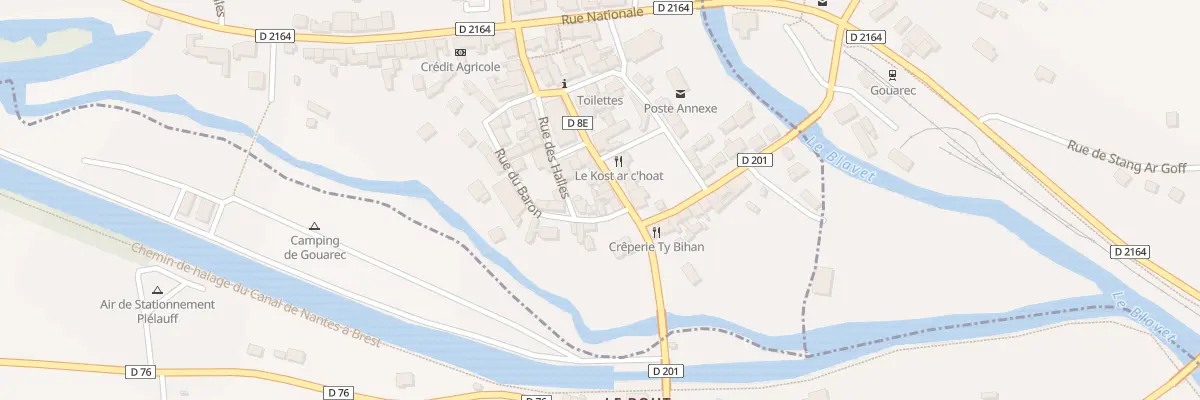 Plan du 12 Rue au Lin à Gouarec