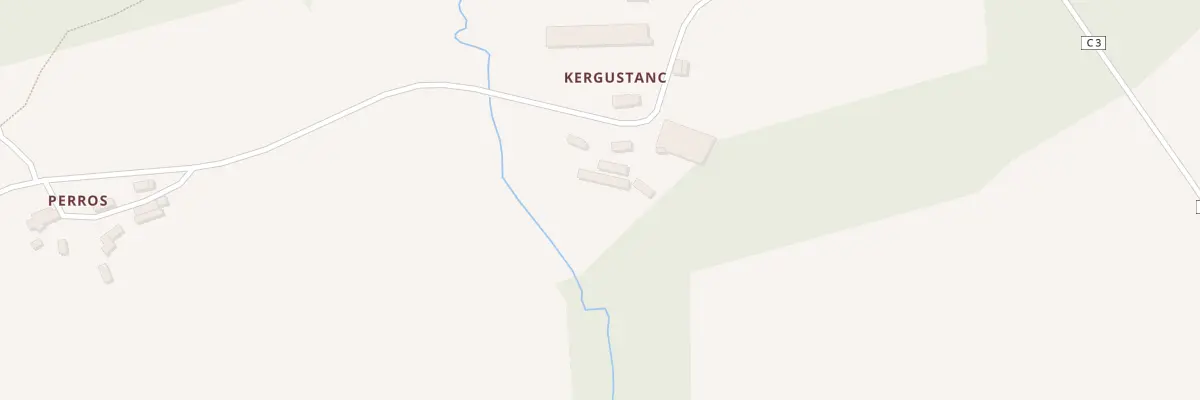 Plan du 5629 Kergustanc à Locmalo