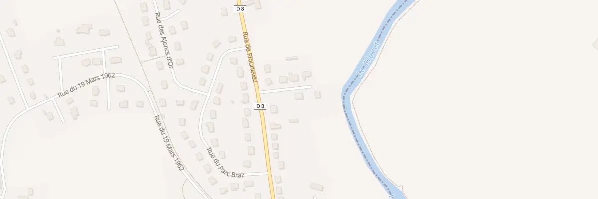 Plan du 2 Imp du Blavet à Gouarec