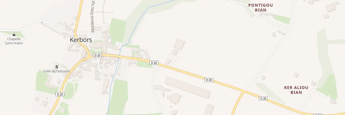 Plan du 17 Rue des Marais à Kerbors
