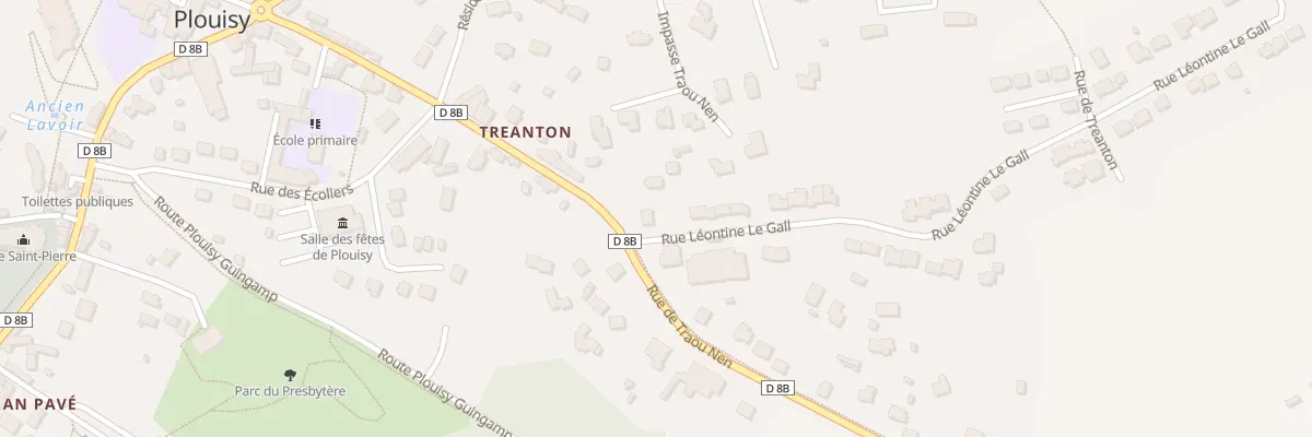 Plan du 21 Rue de Traou Nen à Plouisy
