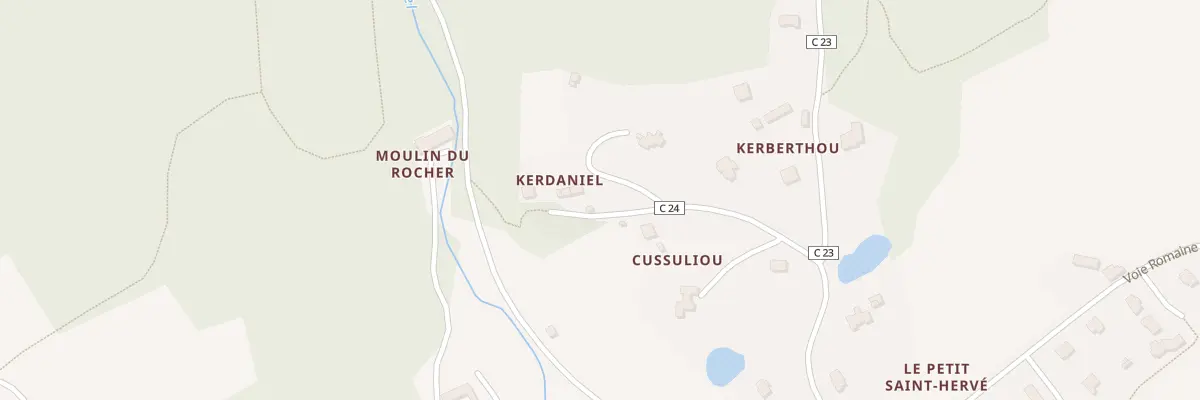 Plan du 5781 Kerdaniel à Saint-Nicolas-du-Pélem