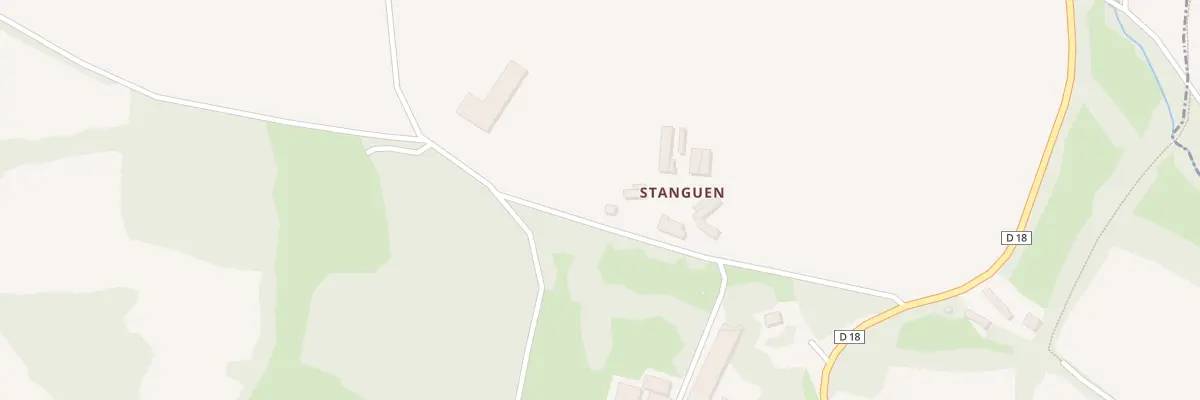 Plan du 5088F Stanguen à Séglien