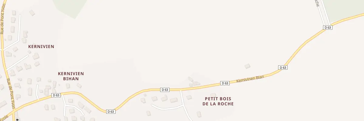 Plan du 1 Petit Bois de La Roche à Coadout