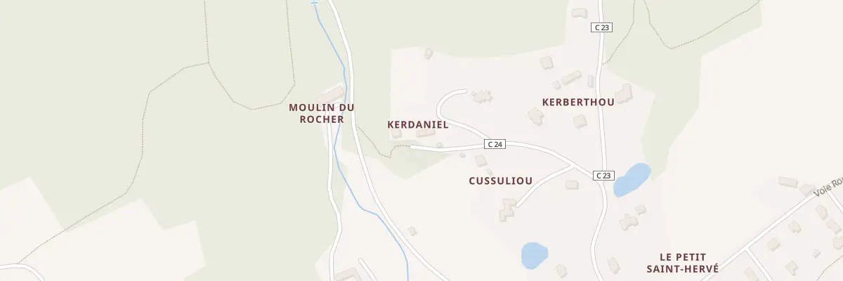 Plan du 5780 Kerdaniel à Saint-Nicolas-du-Pélem