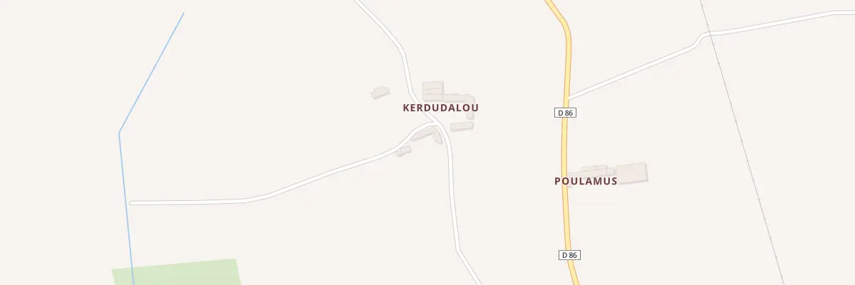 Plan du 5131 Kerdudalou à Squiffiec