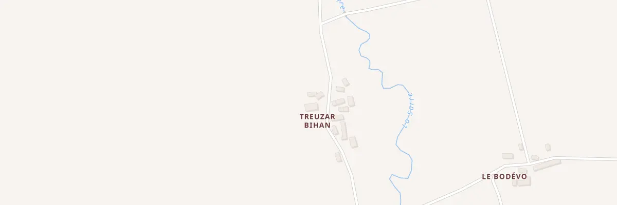 Plan du 13 Treusar-Bihan à Séglien
