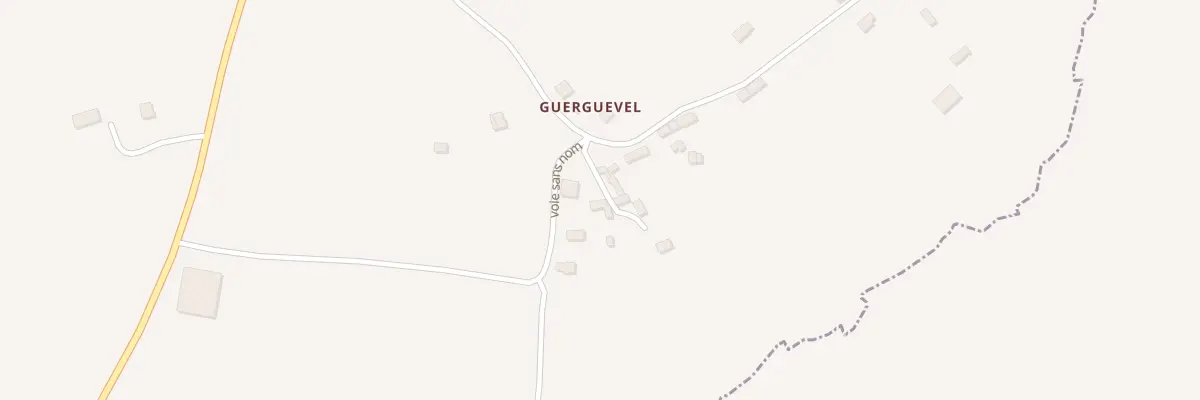 Plan du 4 Guerguevel à Coadout