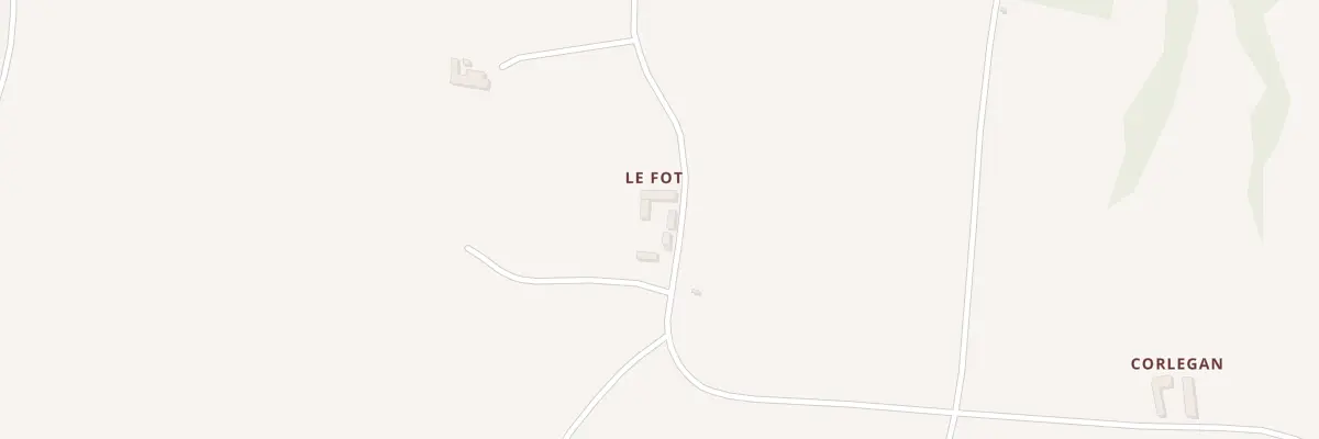 Plan du 1 Le Fot à Ploëzal