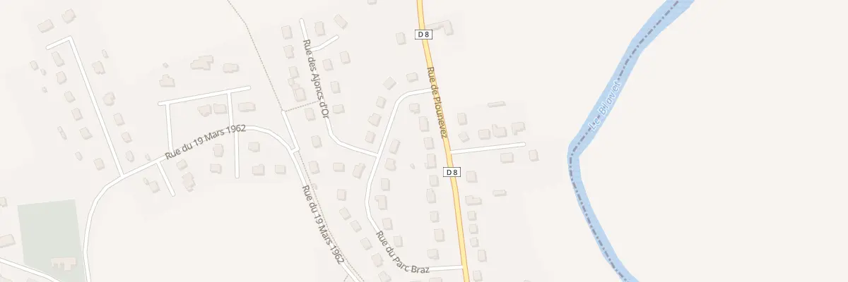 Plan du 19 Rte de Plounevez à Gouarec