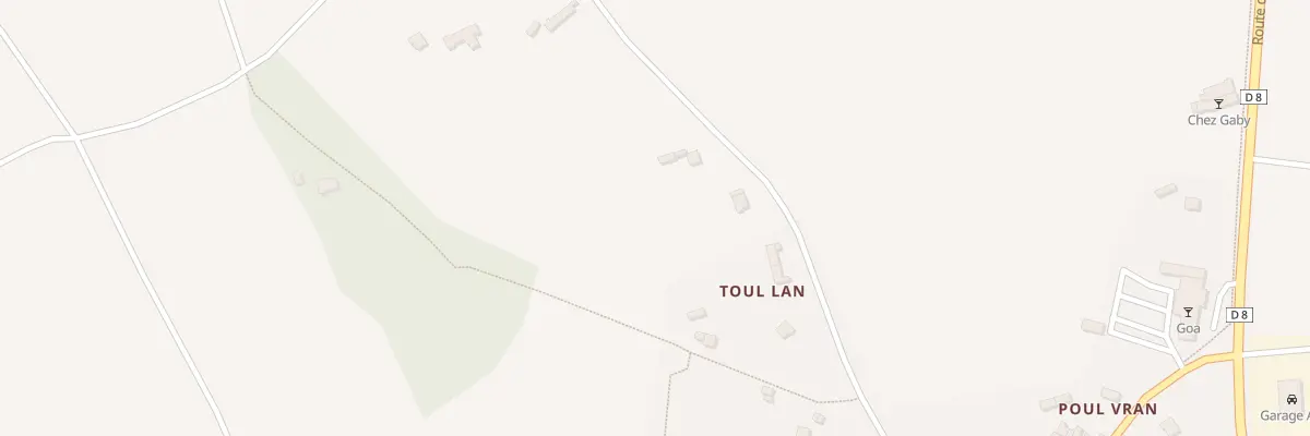 Plan du 7 Toul Lan à Plouisy