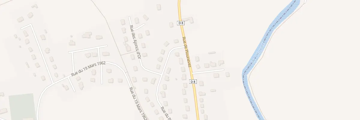 Plan du 21 Rte de Plounevez à Gouarec