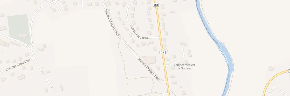 Plan du 3 Rue du Parc Braz à Gouarec