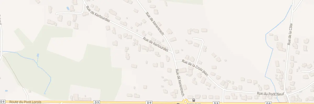 Plan du 7 Rue de Kerlourdes à Belz