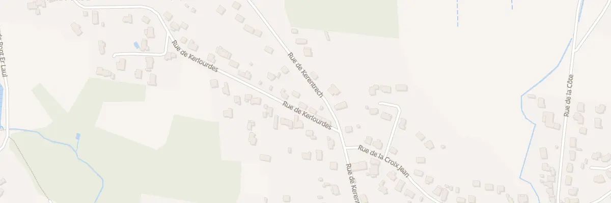 Plan du 8 Rue de Kerlourdes à Belz