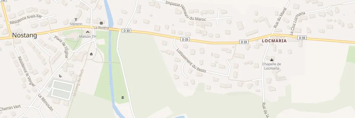 Plan du 2 Lot Le Restu à Nostang