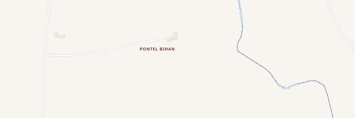 Plan du 8 Pontel Bihan à Plounévez-Quintin