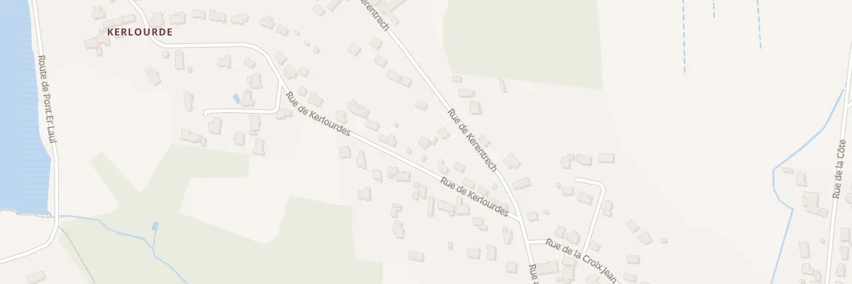 Plan du 16 Rue de Kerlourdes à Belz
