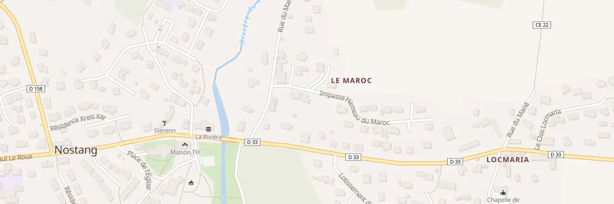 Plan du 13 Imp Hameau du Maroc à Nostang