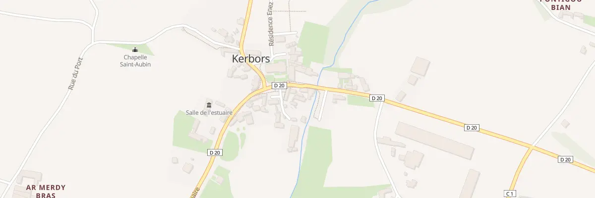 Plan du 5 Pl de l’Église à Kerbors