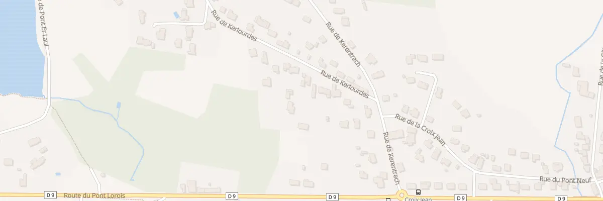 Plan du 15B Rue de Kerlourdes à Belz
