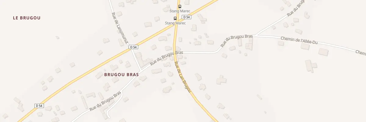 Plan du 6 Rue de Lan Brugou à Grâces