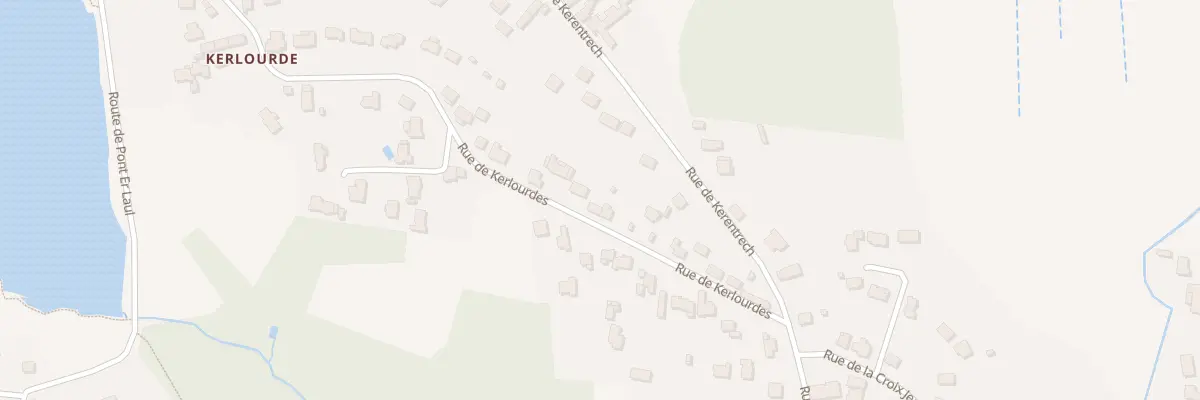 Plan du 28 Rue de Kerlourdes à Belz