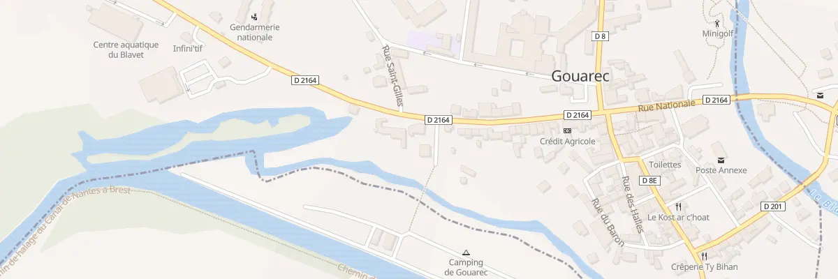 Plan du 35 Rue du Moulin à Gouarec
