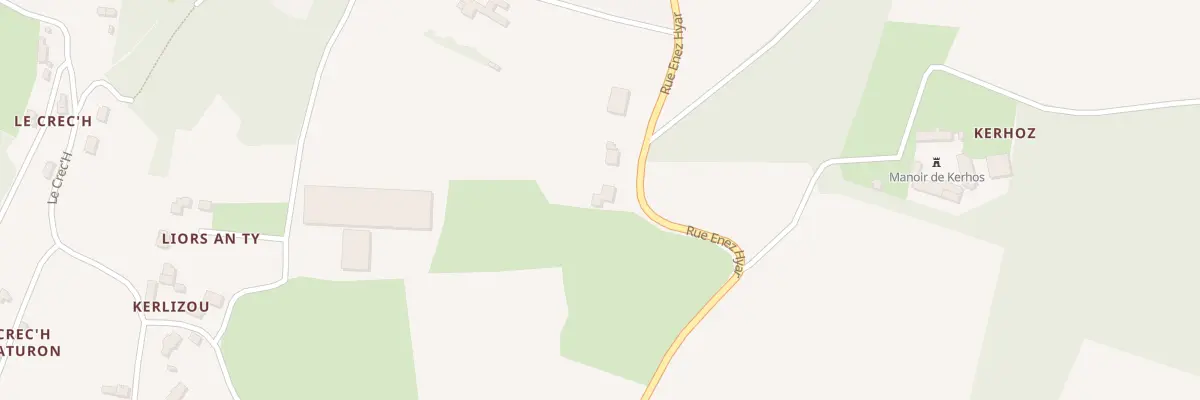 Plan du 15 Rue Enez Hyard à Kerbors