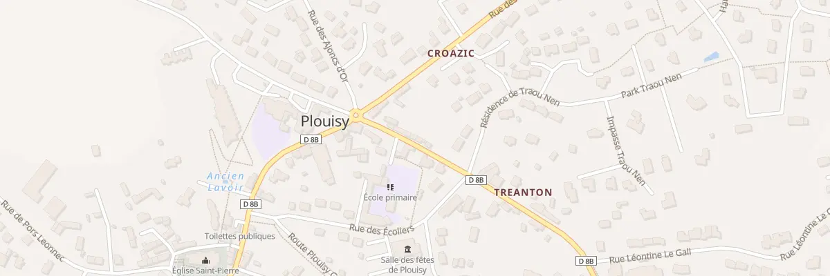 Plan du 7 Rue de Traou Nen à Plouisy
