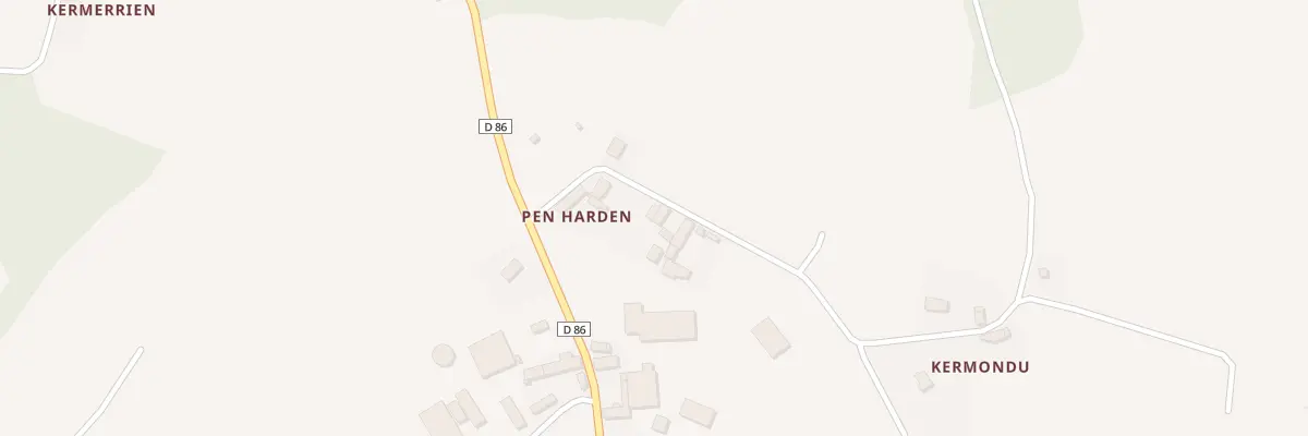 Plan du 4 Pen Harden à Plouëc-du-Trieux