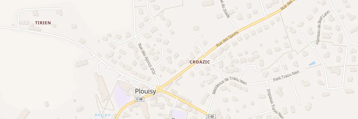 Plan du 5 Rue des Sports à Plouisy