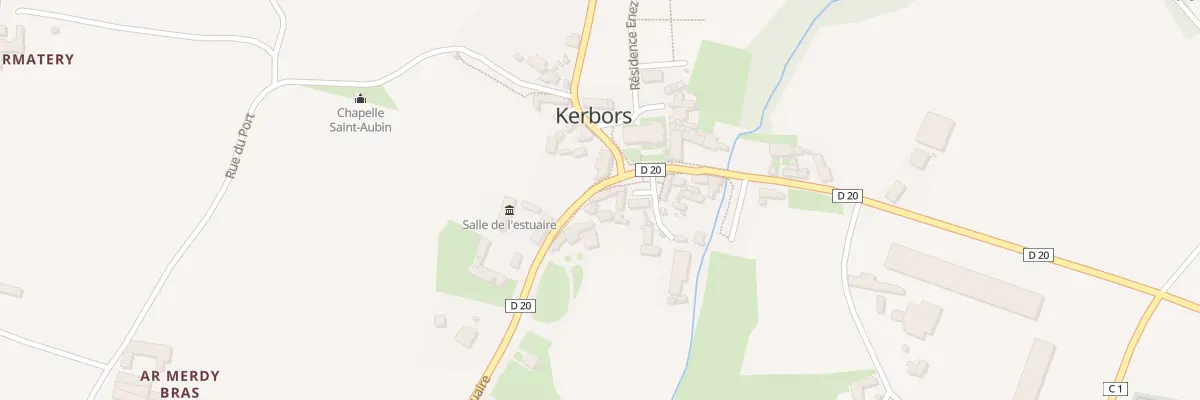 Plan du 1 Rue de l’Estuaire à Kerbors