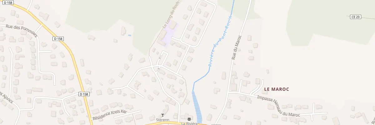 Plan du 12 Rue de Koed Er Lann à Nostang