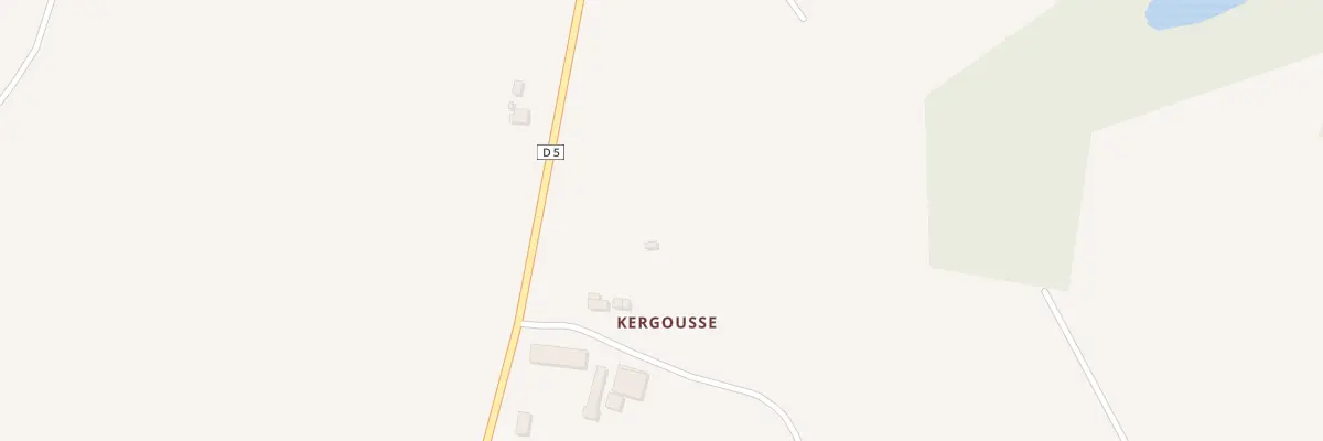 Plan du 3 Kergousse à Plélauff